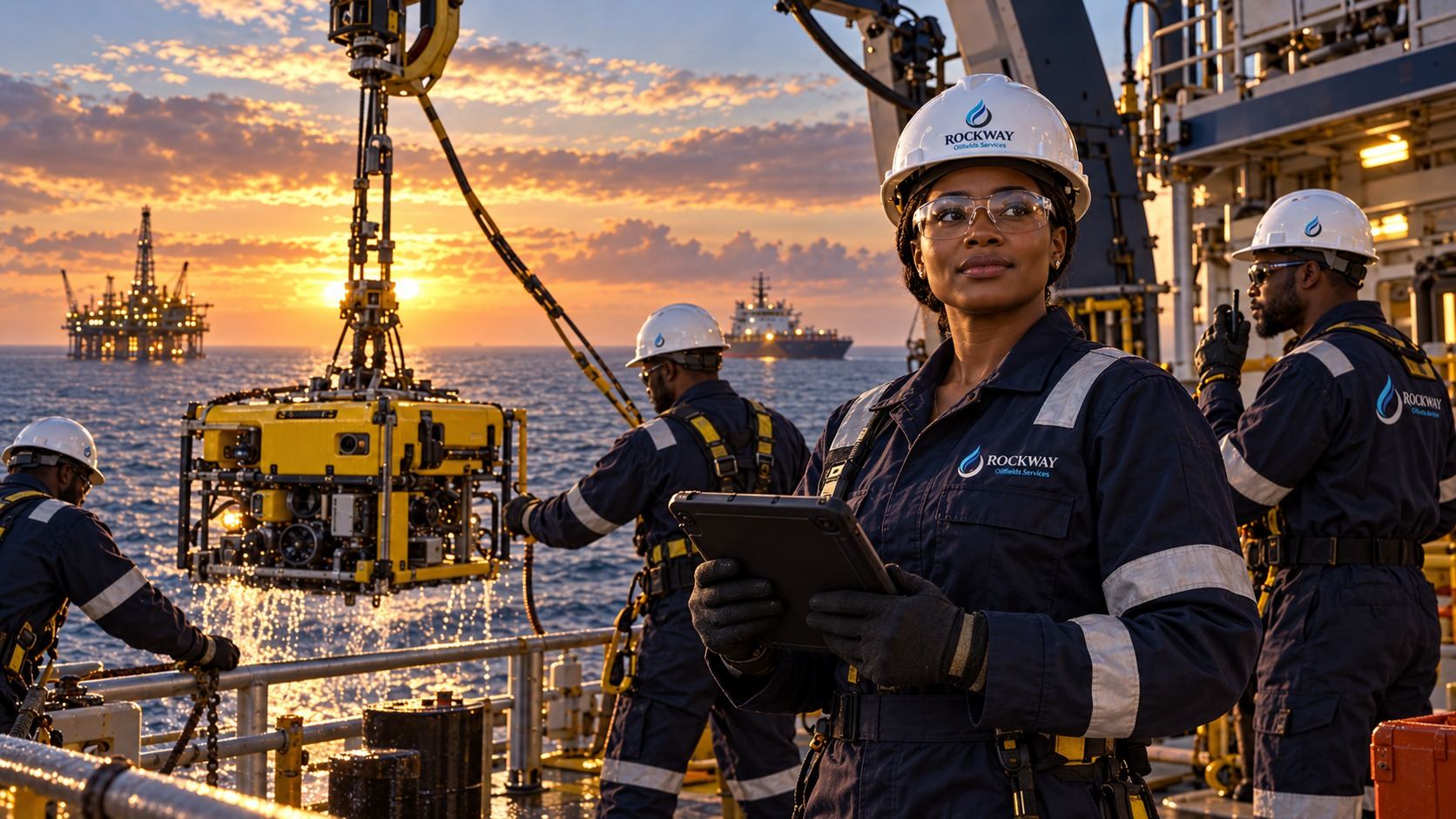 ROV deployment for subsea services